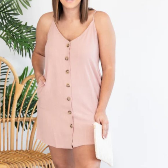 COPY - Pink Lily Dress - Picture 1 of 4